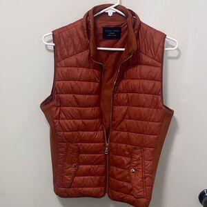 Love Tree Rust Quilted Vest